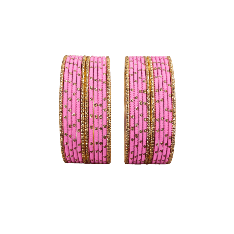 Eva Adults Bangles Set of 24 - Dark Baby Pink- Size 2.8-Global Food Hub