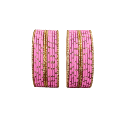 Eva Adults Bangles Set of 24 - Dark Baby Pink- Size 2.8-Global Food Hub