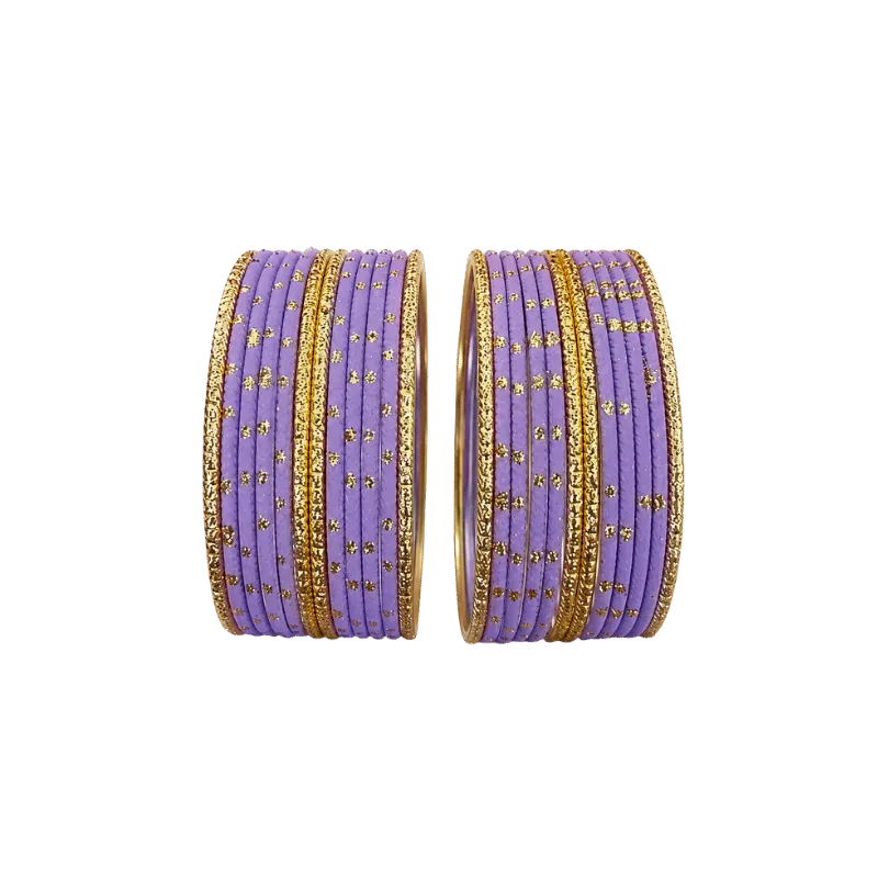 Eva Adults Bangles Set of 24 - Dark Lavender - Size 2.4-Global Food Hub