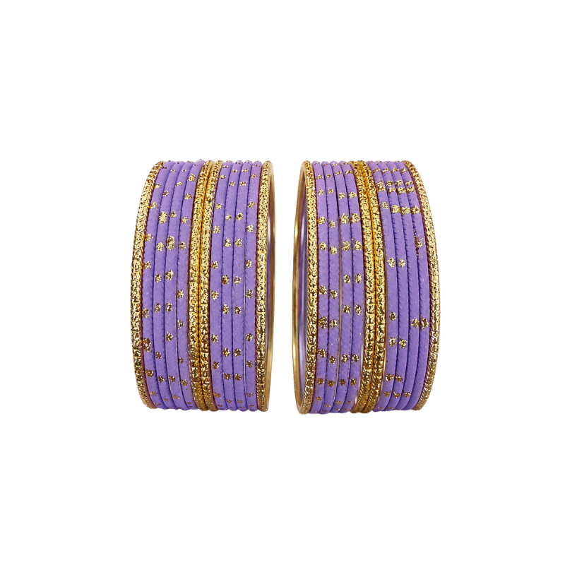Eva Adults Bangles Set of 24 - Dark Lavender - Size 2.8-Global Food Hub