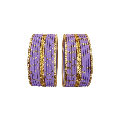 Eva Adults Bangles Set of 24 - Dark Lavender - Size 2.8-Global Food Hub