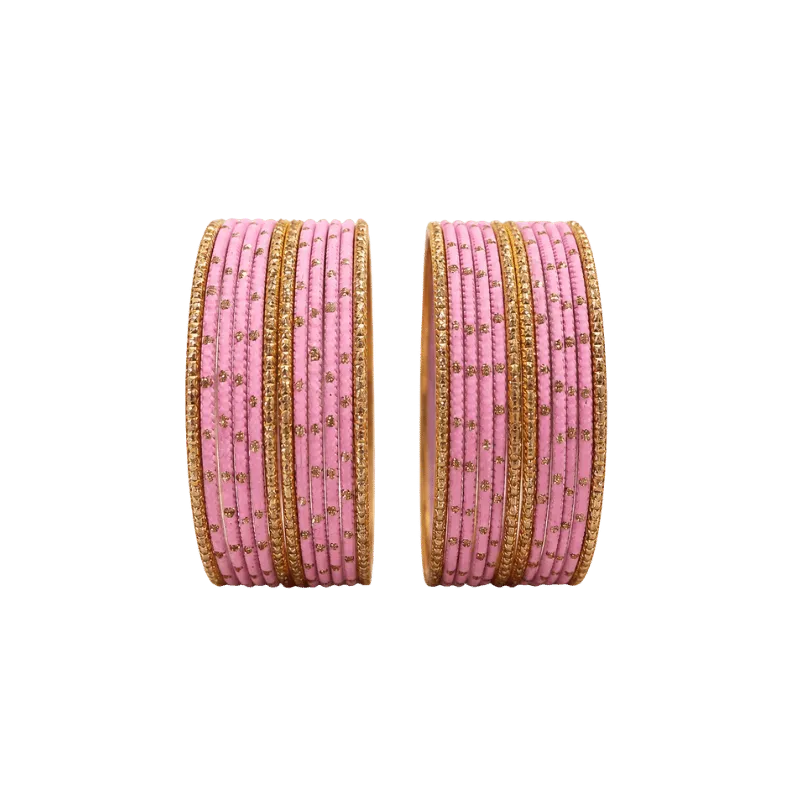 Eva Adults Bangles Set of 24 - Light Baby Pink - Size 2.6-Global Food Hub