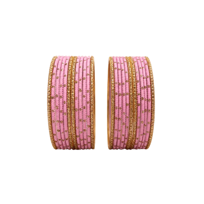 Eva Adults Bangles Set of 24 - Light Baby Pink - Size 2.6-Global Food Hub