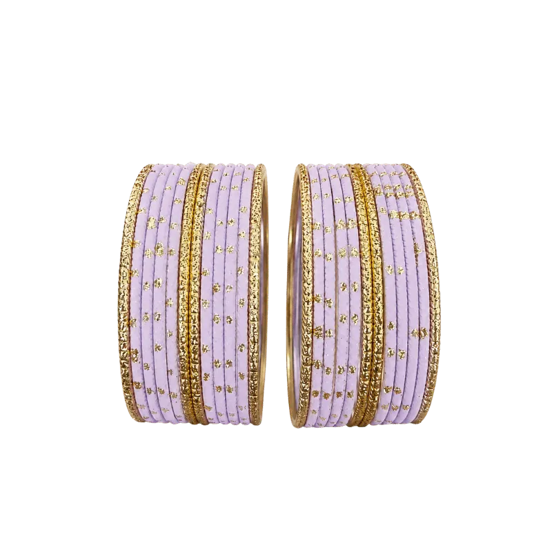 Eva Adults Bangles Set of 24 - Light Lavender - Size 2.10-Global Food Hub