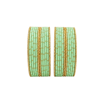 Eva Adults Bangles Set of 24 - Mint Green - Size 2.8-Global Food Hub