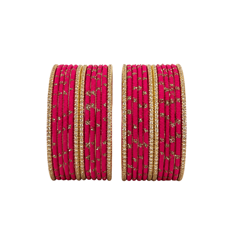 Eva Adults Bangles Set of 24 - Raspberry Pink - Size 2.8-Global Food Hub