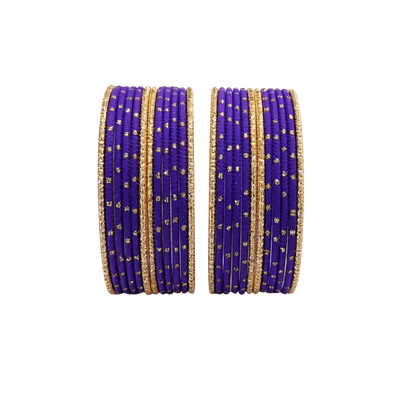 Eva Adults Bangles Set of 24 - Royal Purple - Size 2.6-Global Food Hub