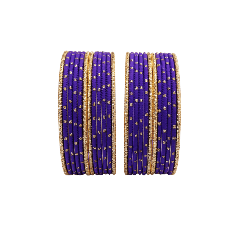Eva Adults Bangles Set of 24 - Royal Purple - Size 2.8-Global Food Hub