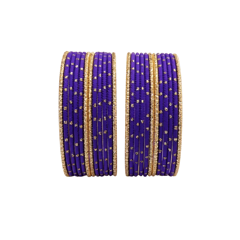 Eva Adults Bangles Set of 24 - Royal Purple - Size 2.8-Global Food Hub