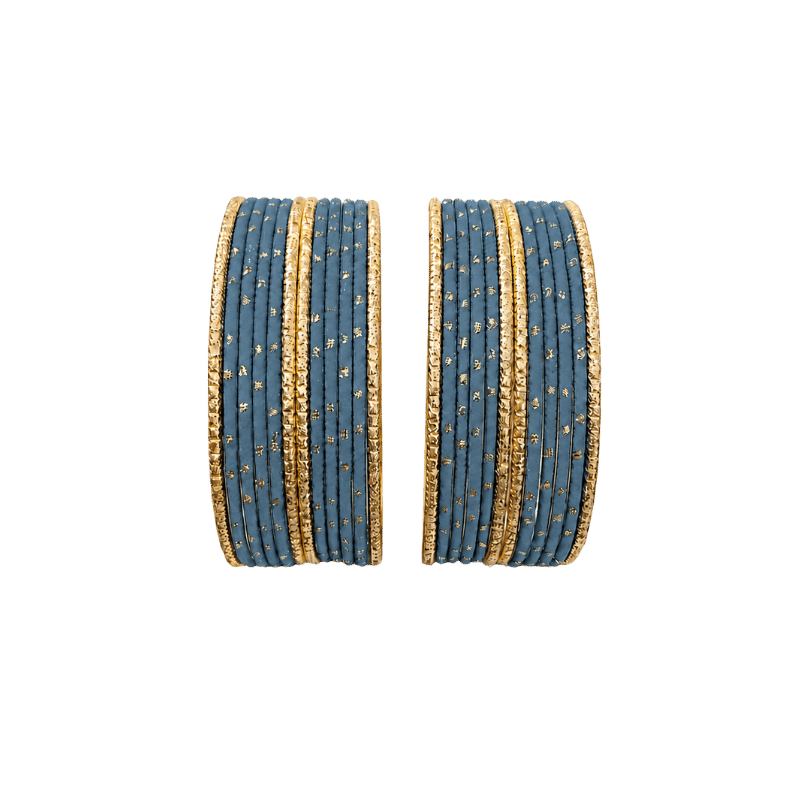 Eva Adults Bangles Set of 24 - Slate Blue - Size 2.8-Global Food Hub