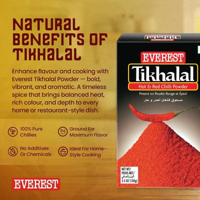 Everest Tikhalal chilli powder - 100g-Global Food Hub