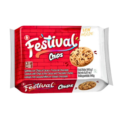 FESTIVAL Choco Chips Cookies - 240g-Global Food Hub