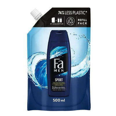 Fa Men Sport Shower Gel Refill - 500ml-Global Food Hub