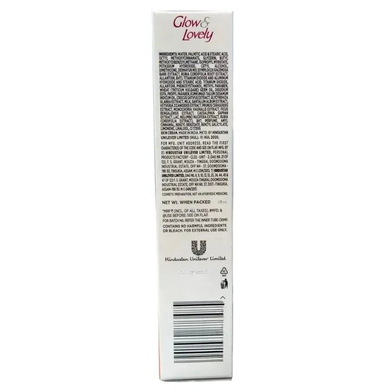 Fair and Lovely / Glow and Lovely Ayurvedic Care Face Cream - 50g-Global Food Hub
