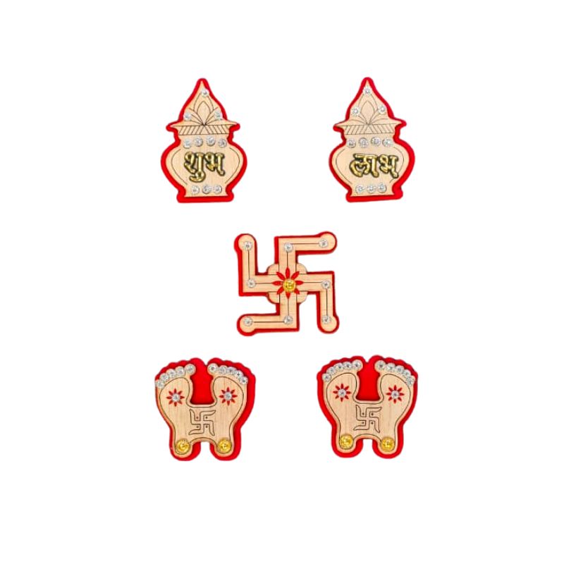 Fancy Diwali Sticker Set With Lakshmi Charan-Global Food Hub