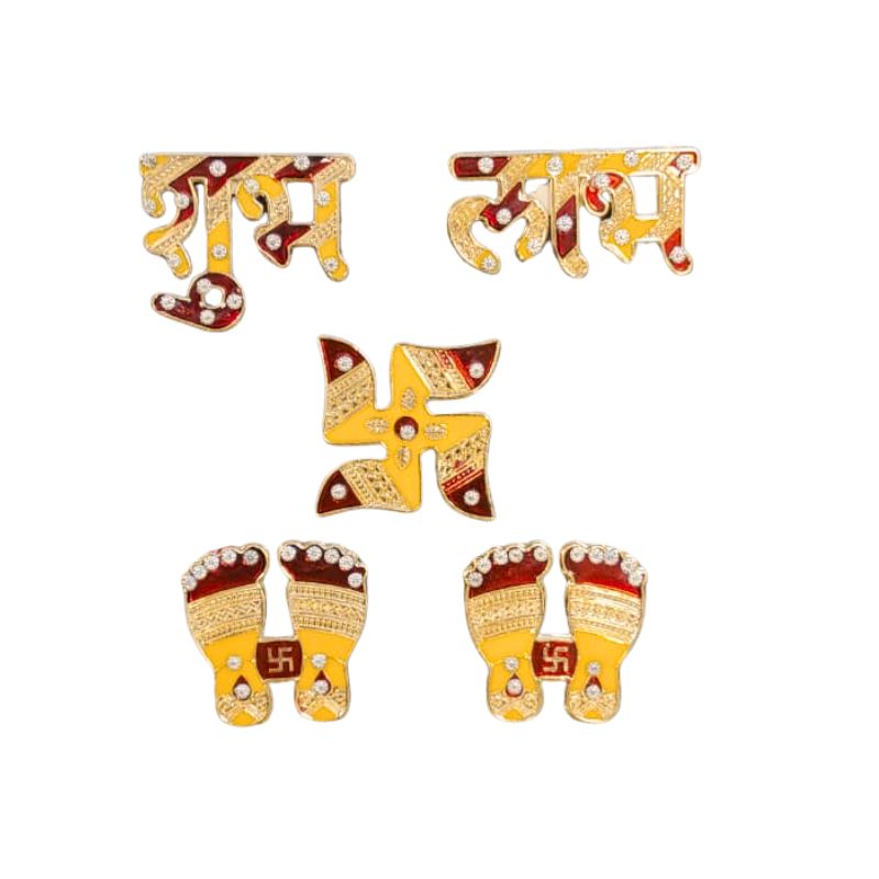 Fancy Diwali Sticker Set With Lakshmi Charan-Global Food Hub