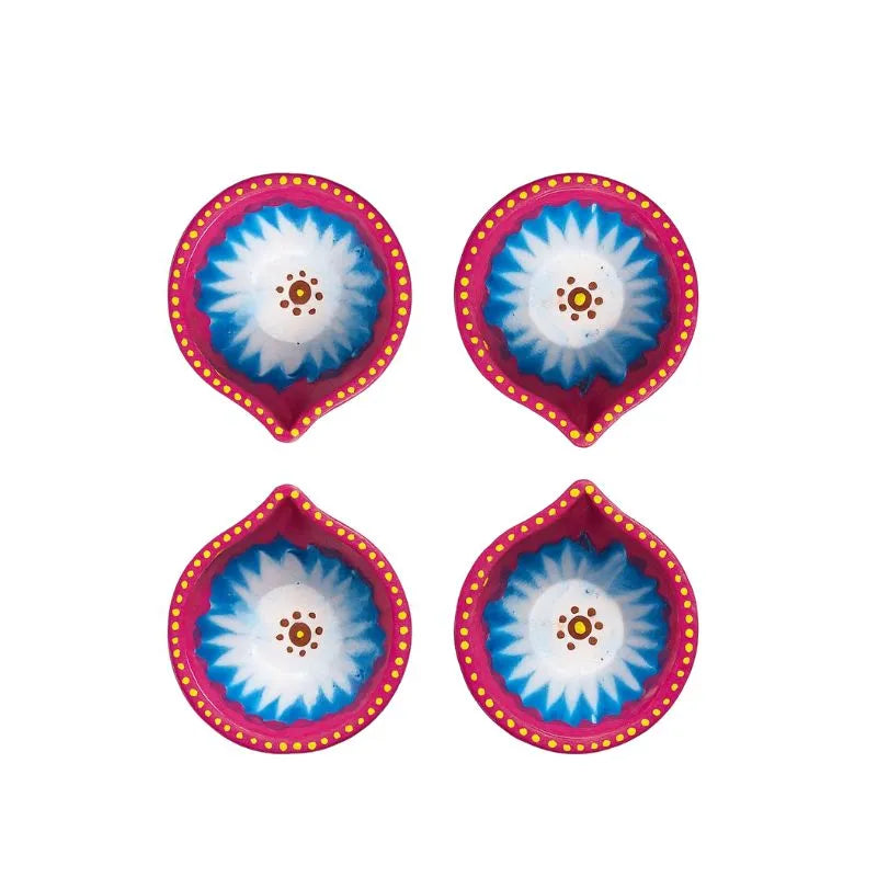 Fancy Diya (Set of 4) CL-100-Global Food Hub