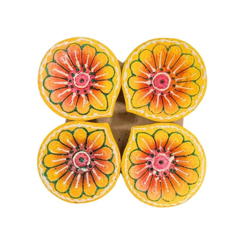 Fancy Diya (Set of 4) CL-101-Global Food Hub