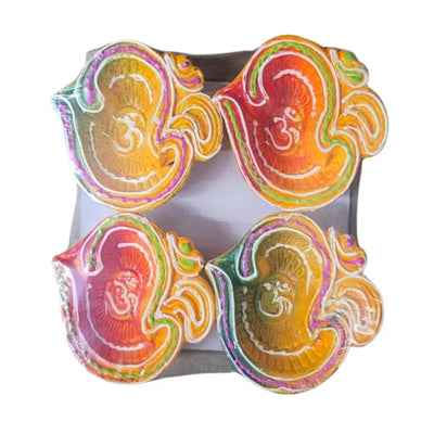 Fancy Diya (Set of 4) CL-81-Global Food Hub