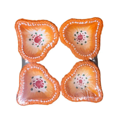 Fancy Diya (Set of 4) CL-83-Global Food Hub