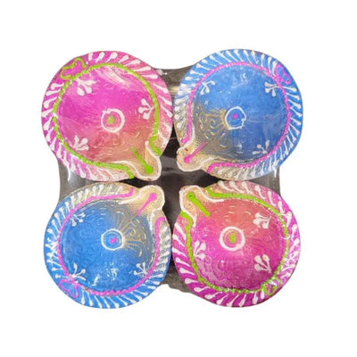 Fancy Diya (Set of 4) CL-94-Global Food Hub