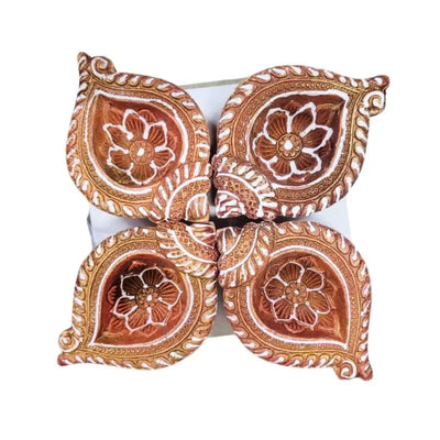 Fancy Diya (Set of 4) CL-96-Global Food Hub