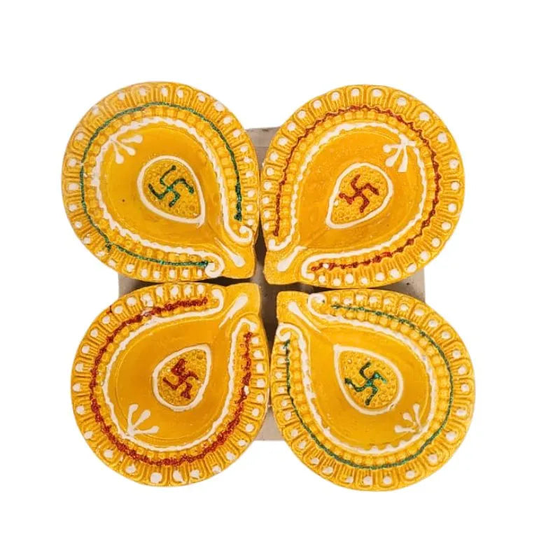 Fancy Diya (Set of 4) CL-97-Global Food Hub