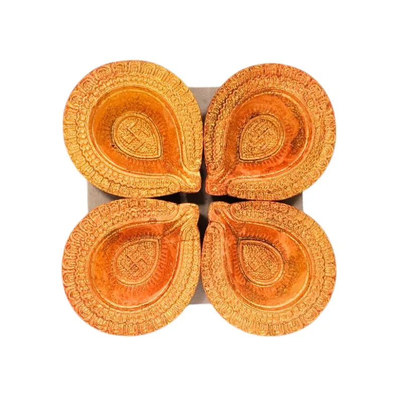 Fancy Diya (Set of 4) CL-98-Global Food Hub