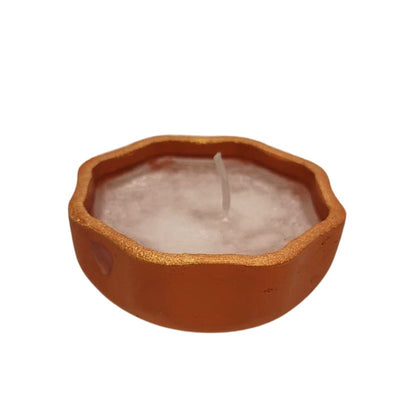 Fancy Diya With Wax Candle CL-51-Global Food Hub