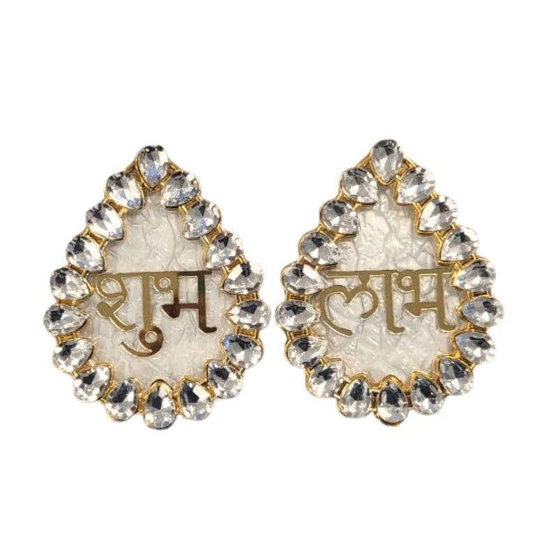 Fancy Premium Shubh Labh Stickers-Global Food Hub