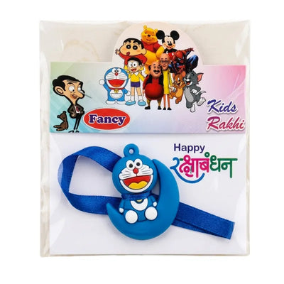 Fancy Rakhi For Kids S15 - Doraemon on Moon-Global Food Hub