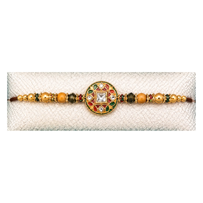 Fancy Rakhi S4 on Gift-Pillow-Global Food Hub