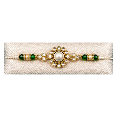 Fancy Rakhi S6 on Gift-Pillow-Global Food Hub