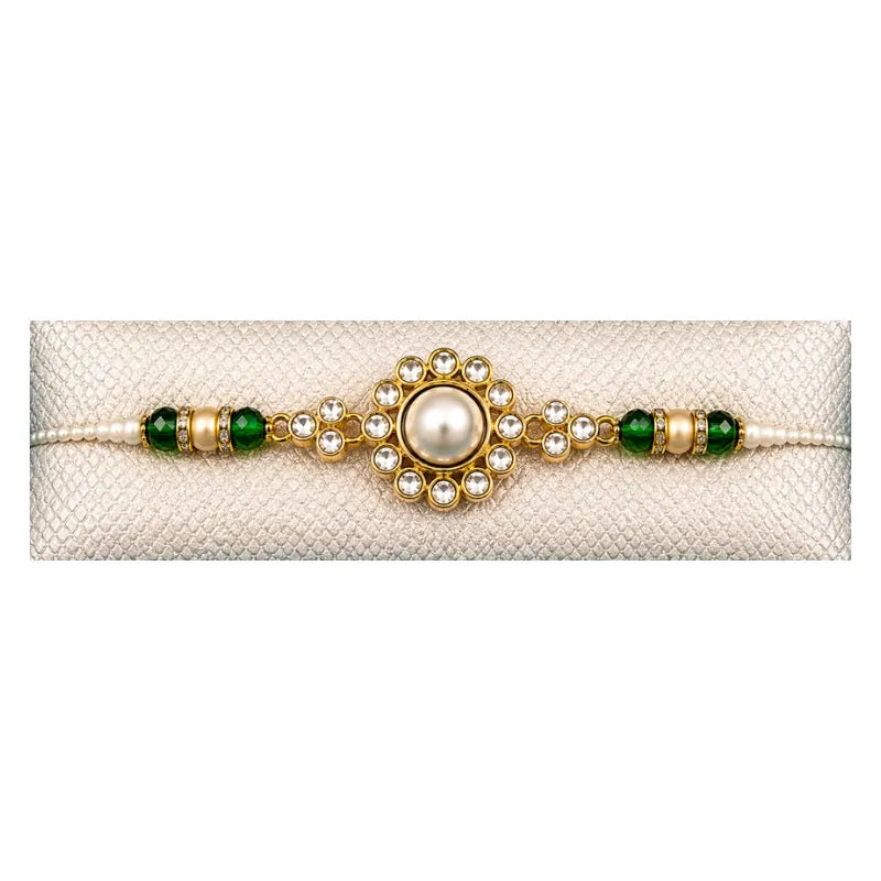 Fancy Rakhi S6 on Gift-Pillow-Global Food Hub