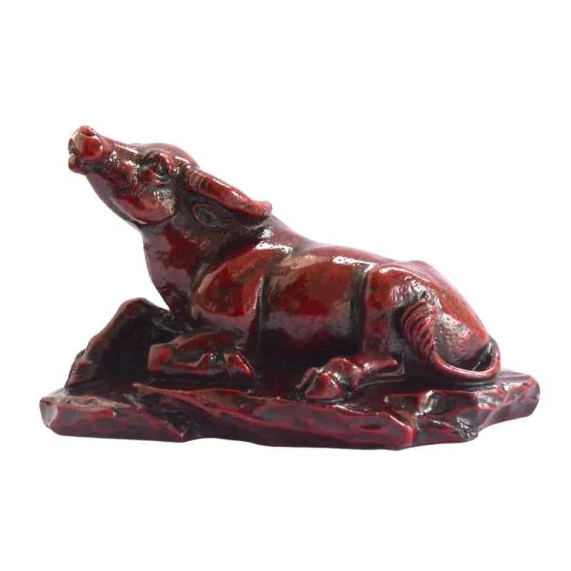 Feng Shui - Chinese Zodiac Bull Figurine (65mm)-Global Food Hub