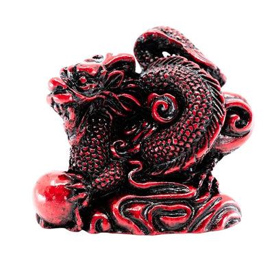 Feng Shui Chinese Zodiac Dragon - Red & Black-Global Food Hub