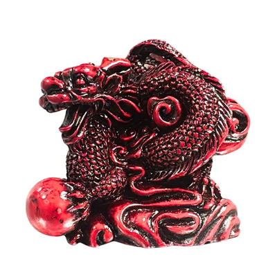 Feng Shui Chinese Zodiac Dragon - Red & Black-Global Food Hub