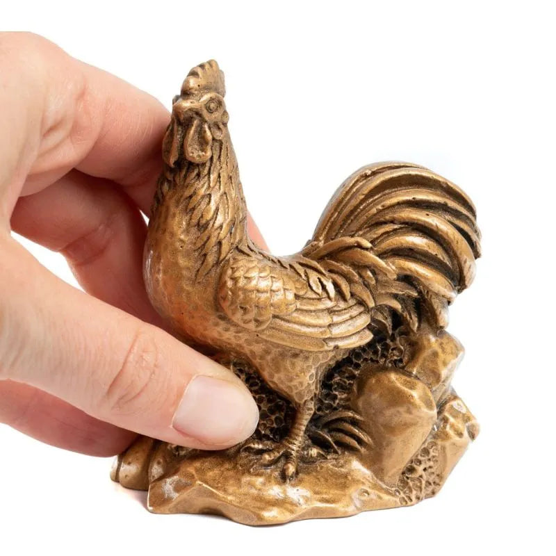 Feng Shui - Chinese Zodiac Rooster Figurine (85 mm)-Global Food Hub