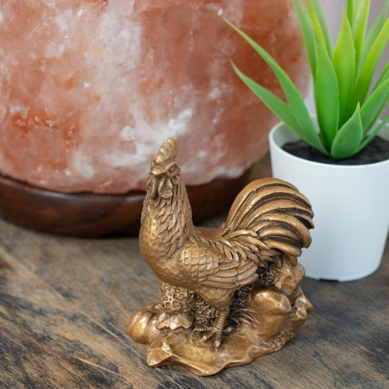 Feng Shui - Chinese Zodiac Rooster Figurine (85 mm)-Global Food Hub