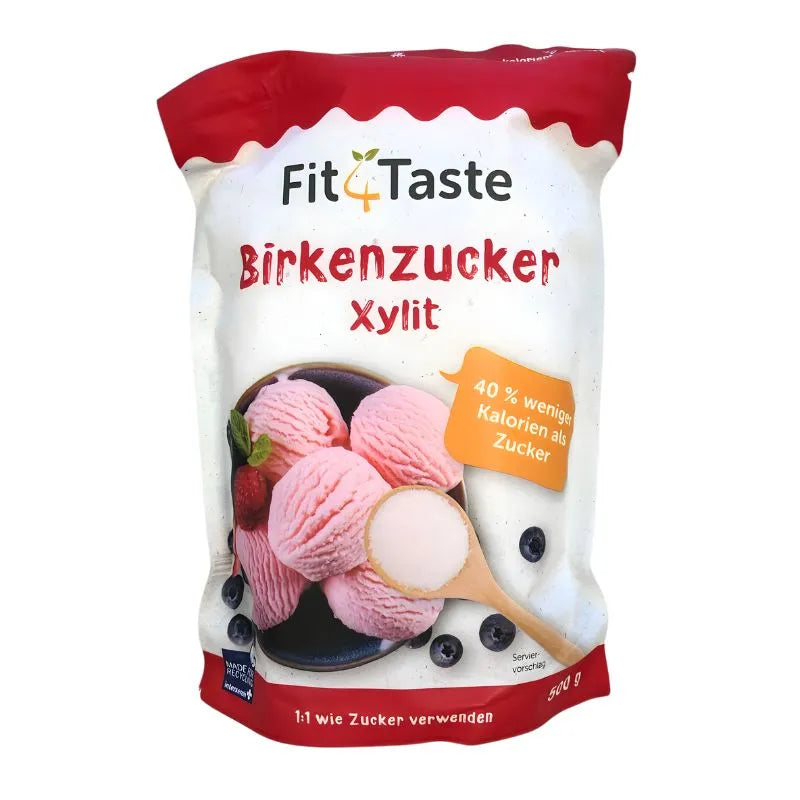 Fit4Taste Birkenzucker Xylit - 500g-Global Food Hub