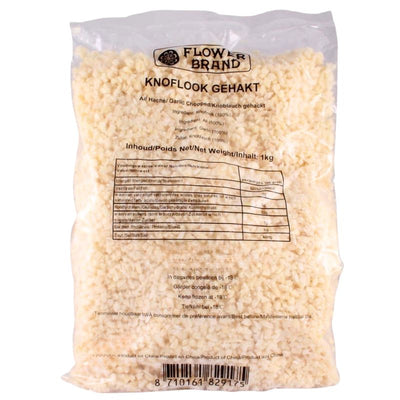 Flower Brand Chopped Garlic Frozen (Please read description) - 1Kg-Global Food Hub