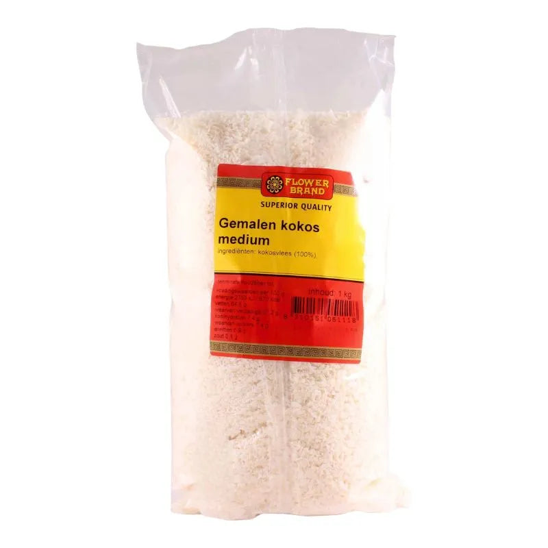 Flower Brand Coconut Ground Medium - 1kg-Global Food Hub