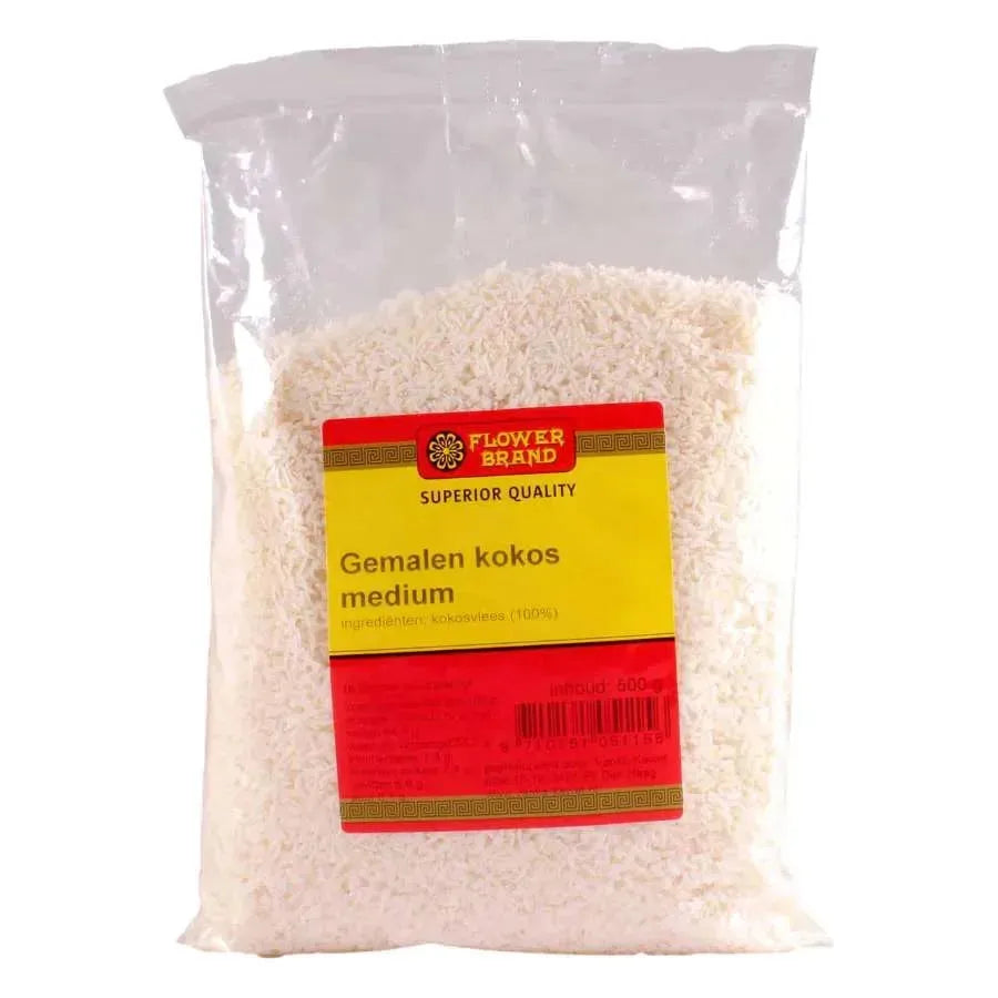 Flower Brand Coconut Ground Medium - 500g-Global Food Hub