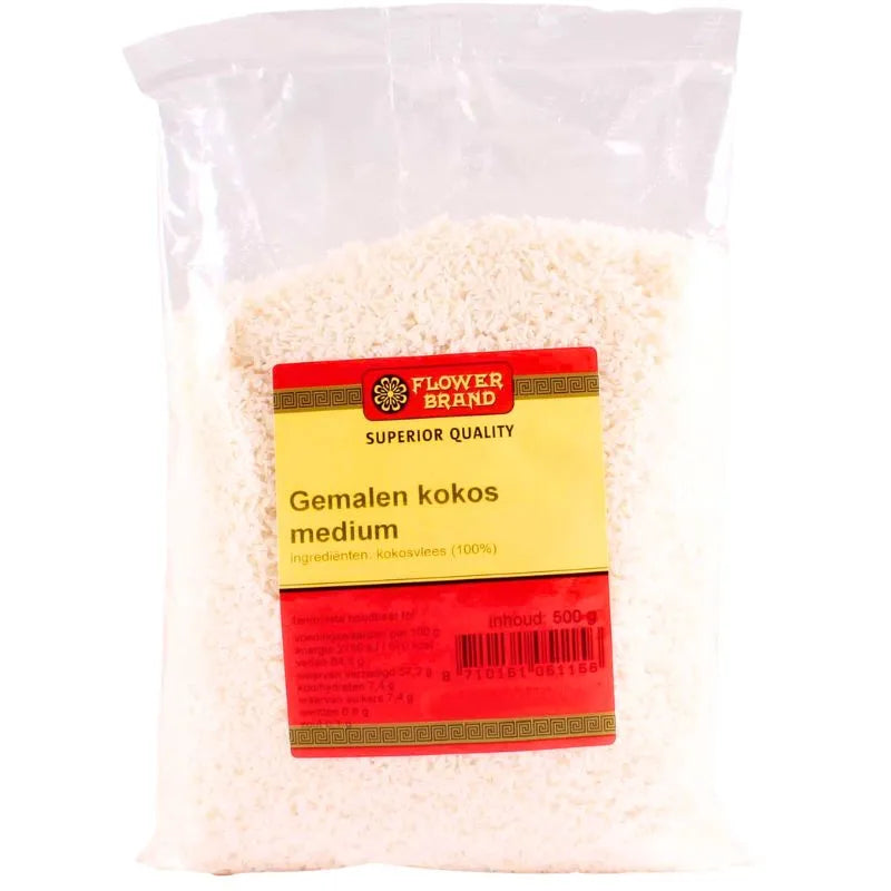 Flower Brand Coconut Ground Medium - 500g-Global Food Hub