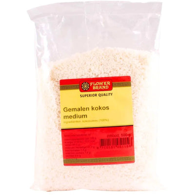 Flower Brand Coconut Ground Medium - 500g-Global Food Hub