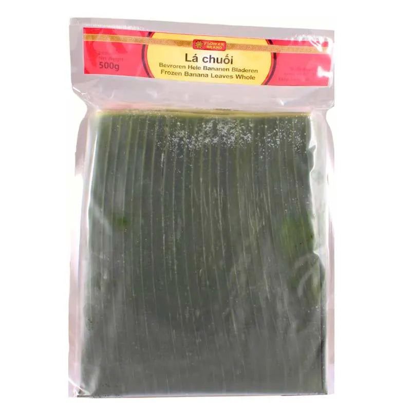 Flower Brand Frozen Banana Leaves - 454g-Global Food Hub