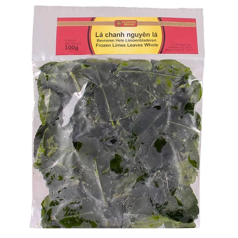 Flower Brand Frozen Purut / Lime Leaf - 100g-Global Food Hub