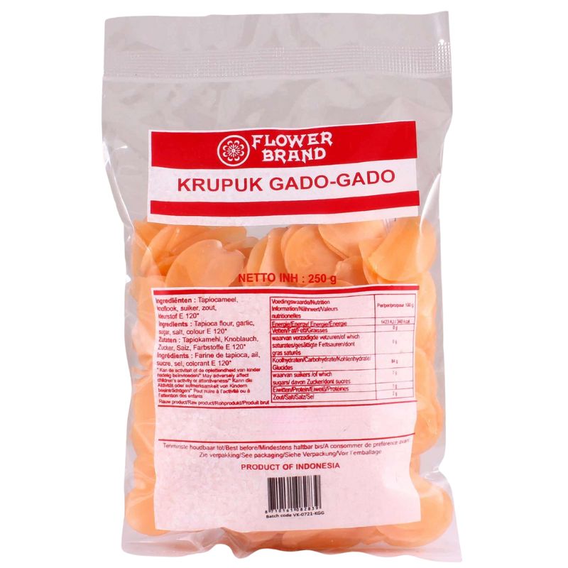 Flower Brand Gado Gado Krupuk - 250g-Global Food Hub