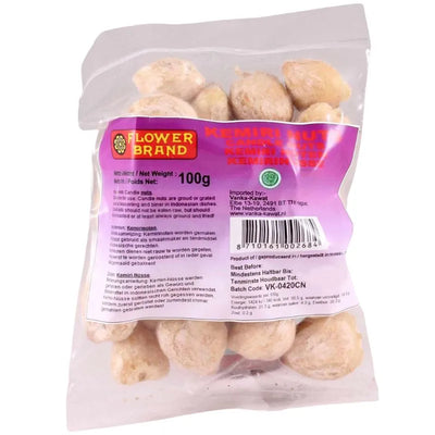 Flower Brand - Kemiri Nuts / Kemirinoten-100 grams-Global Food Hub