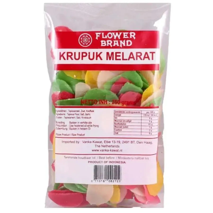 Flower Brand Krupuk / Kroepoek Melarat - 250g-Global Food Hub